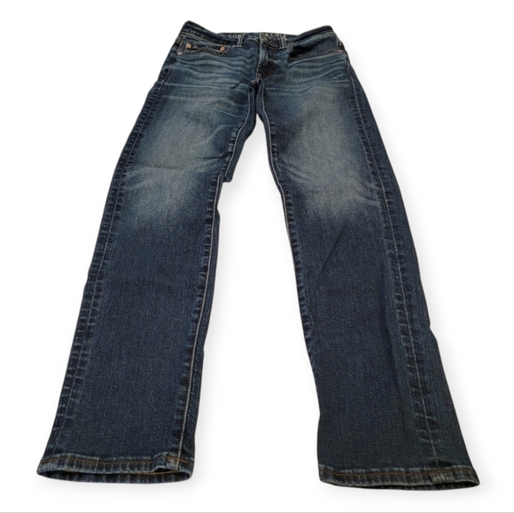 American Eagle Airflex + Slim Straight Men's Jean Size 28x30 Medium Wash - Picture 16 of 16